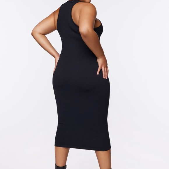 Ribbed Racerback Midi Dress - Picture 5 of 5